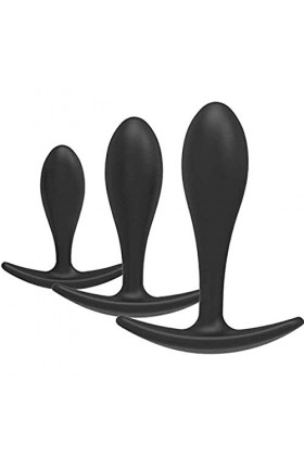 Œuvre Dart En Silicone Modèle De Goutte Deau Noire Ensemble De 3 Pièces, Les Jouets De Couple Heureux Peuvent être Transpor