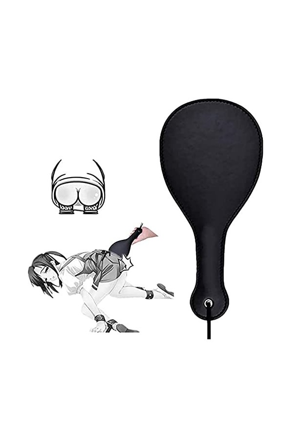 WJE Raquette large en cuir pour cadeau de couple