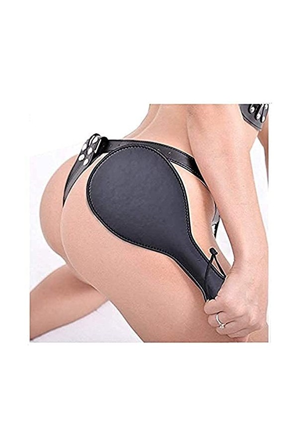 WJE Raquette large en cuir pour cadeau de couple