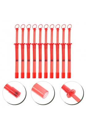 Artibetter Applicateurs Vaginaux 20 Pièces Médecine Vaginale Applicateurs de Suppositoire Crème Vaginale Anale Applicateur de