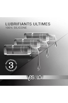 YESforLOV - Lubrifiant satiné au silicone 150 ml - Consistance Épaisse - Performances longue durée - Compatible avec préserva