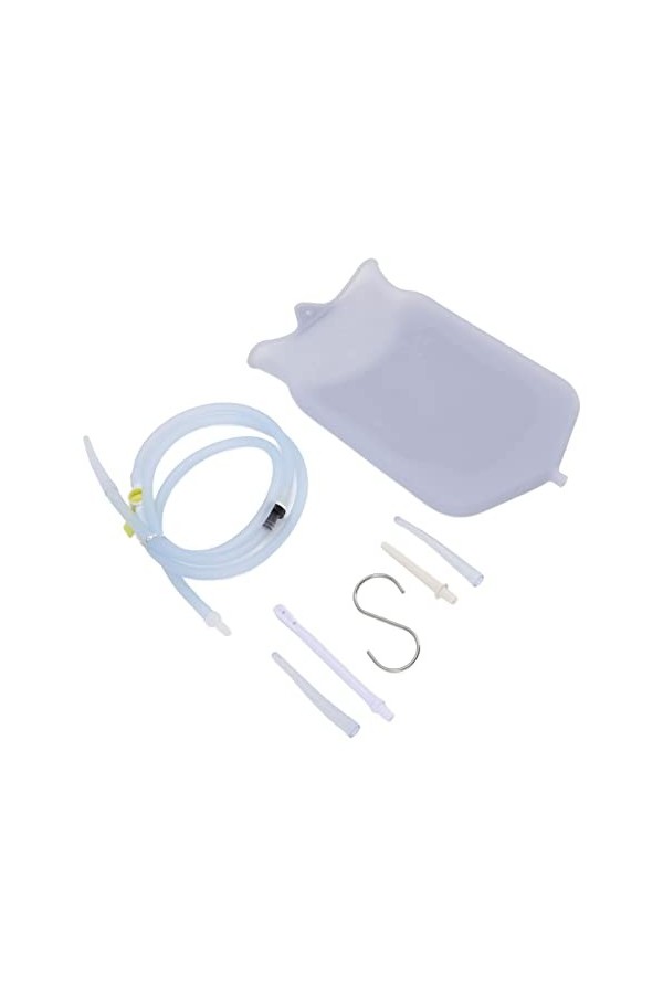 PENO Sac de Nettoyage du CôLon 2L Sac de Nettoyage du CôLon en Silicone pour Lavement Nettoyant de Voyage