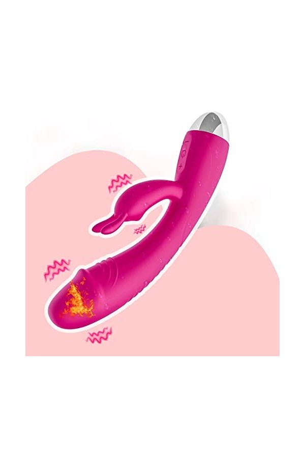 Vibromasseurs Feminin Clitoridien Suceur Vebromasseur va et vient Rabbit Gode Femme Sex Toýs Femme Stimulateur Clitoridien V