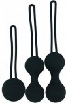 Coffret 3Boules de Geisha pour laRééducation du Périnée -F006 Noir 