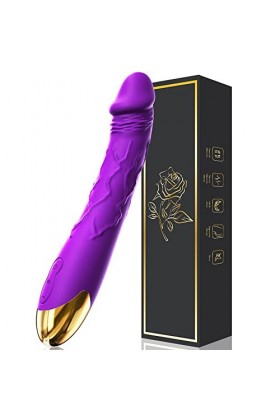 MRZH Gôdë Šèẋ Tôýs Fêmme Vîbro-mâsseúr Clitøridîen, Šèẋ Tóyș Fêmme Rëalîste Vibrømásseúrs Hommé 10 Modes Sèxtôy Sèxtôyse pou