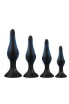 B7-4 Outils en Silicone Noire Pur Classique, Adapté Au Jeu en Salle Ḁṉḁl Plṳg Ḁṉḁle Femme Prôsṱḁṱe Deḇṳṱḁṉt Homme Vḯḇrḁṉṱ Plṳ
