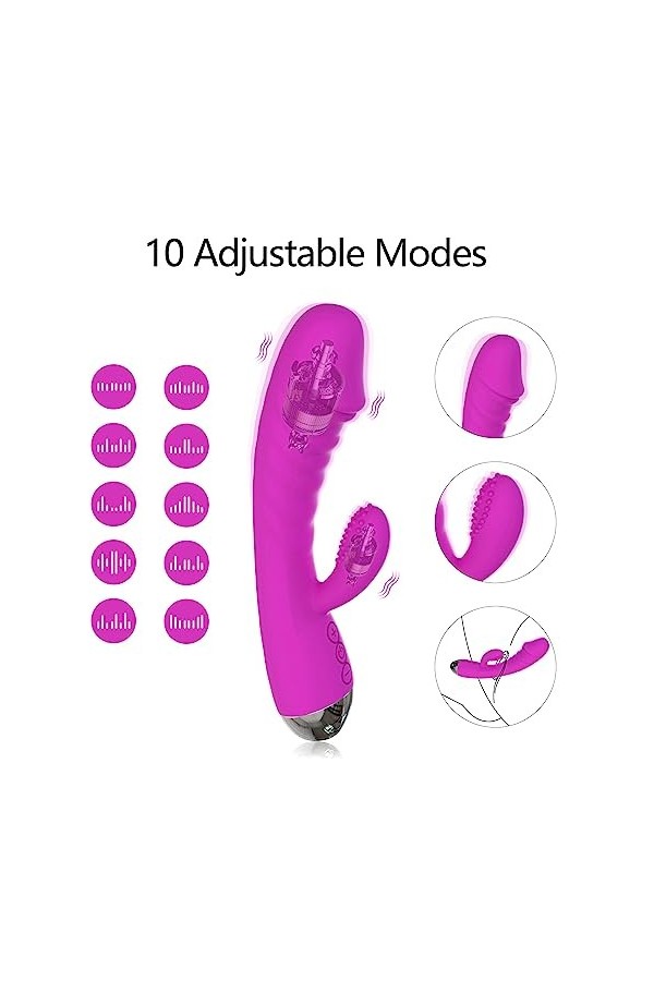 Vibromasseurs Feminin Clitoridien Suceur Rabbit Femme Sex Toýs Femme Realiste Vibro Clitoridien Gode Femme Sex Toyspour pour