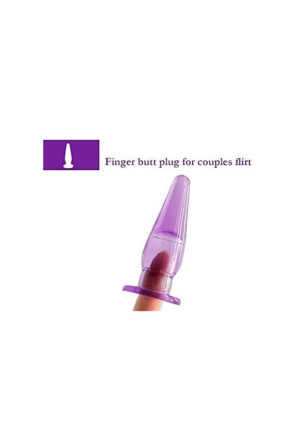 Ànâl Plug Débutants silicones Set - Jeux de Rôle - Meilleure Idée pour Coffret Cadeau de Coeur, Jouets Stimulateur de Bijoux 