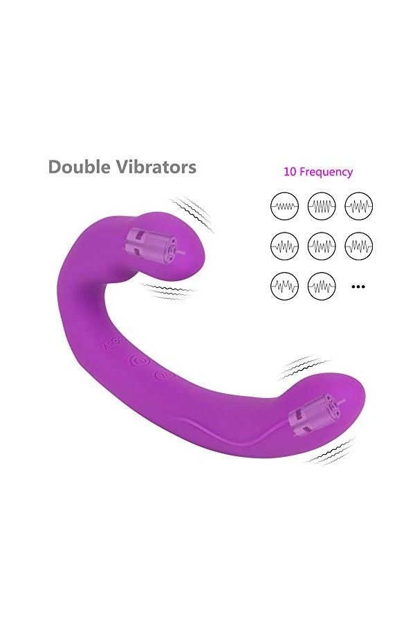 -Pr?Dửîtș S?Xu?Lș Vîbro-Masšeúr Mîcħẹt Double Pénétration Pour Homme Femme Couple Anà-Lé, Gros Diametre Sextóysê Double Tete