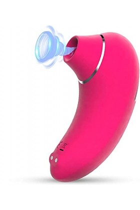 Vibromasseur clitoridien suceur point G silencieux, puissant aspiration vibrant femme succion langue, vibration de vitesses, 