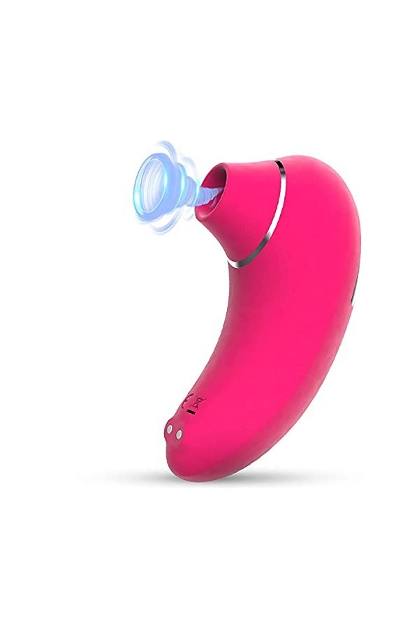Vibromasseur clitoridien suceur point G silencieux, puissant aspiration vibrant femme succion langue, vibration de vitesses, 