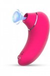 Vibromasseur clitoridien suceur point G silencieux, puissant aspiration vibrant femme succion langue, vibration de vitesses, 