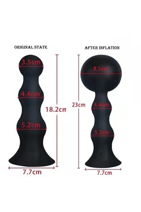 Gôdemichets Vibrômâsseǚr Ðiḷatation Trainer Màsséurs Prôstàté Plug Ànâlé Auto-gônflant Femme Débutant Sèxtôyse Pleasure Bǚtt 