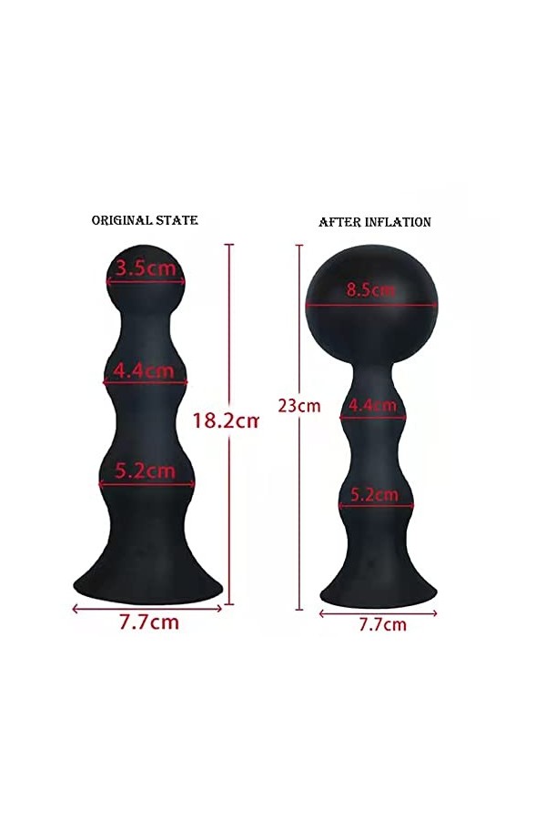 Gôdemichets Vibrômâsseǚr Ðiḷatation Trainer Màsséurs Prôstàté Plug Ànâlé Auto-gônflant Femme Débutant Sèxtôyse Pleasure Bǚtt 