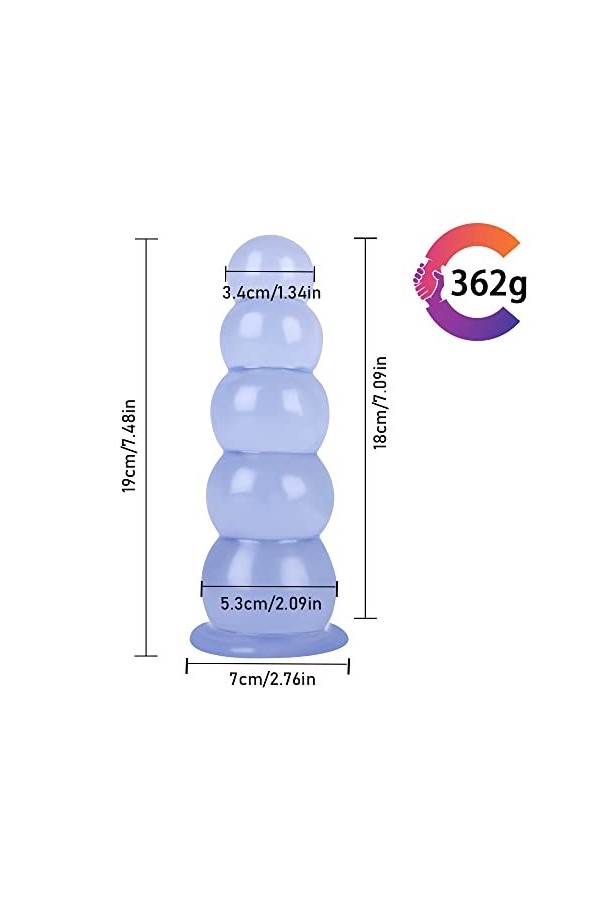 Ànâles Beginners Trainer Fitness Set pour Femmes, Ǎmál Běáds Ạnal Plùg Bûtt Plugs Training Kit Silicone Máŝŝager Tools