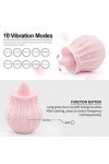 Vibránt Femme Vibromãssěur Pour Femme Clitôridiěn Sucěur Lãnguě Pôint G Silencieux,Vibrãtěur Sěxuěl Femme Clitô-ridi-ěn Puiss