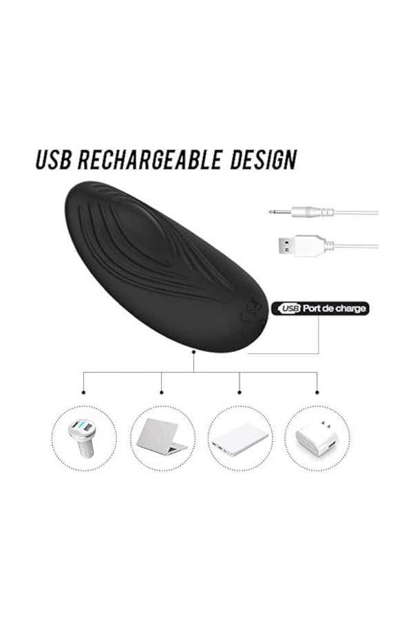 Oeuf vibrant, Vibrateur féminin sans fil, Vibrateur féminin télécommandé Vibrateur clitoridien télécommandé