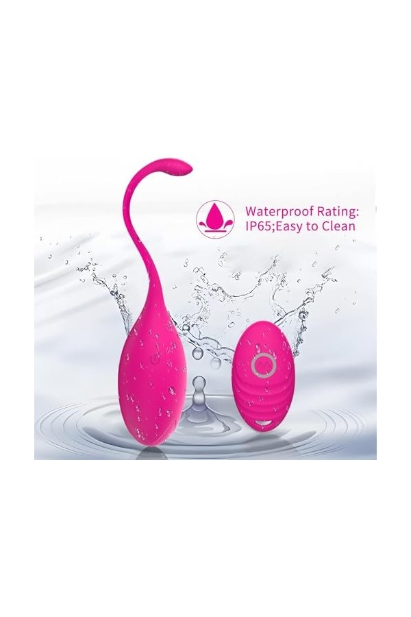 sextoy oeuf vibrant sans fil avec télécommande sextoys vibromasseurs femme a distance clitoridien 10 fréquences etanche et si