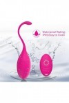 sextoy oeuf vibrant sans fil avec télécommande sextoys vibromasseurs femme a distance clitoridien 10 fréquences etanche et si