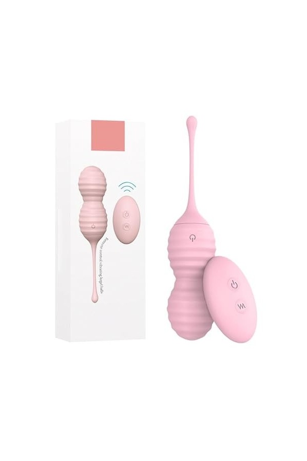 Couple Ġôdé Oeuf Fémme s?ňs Fịḷ Conception serrée Smart Heating Moteurs Télécommande Femme Vitesse Papillon Vibratòr Portabl