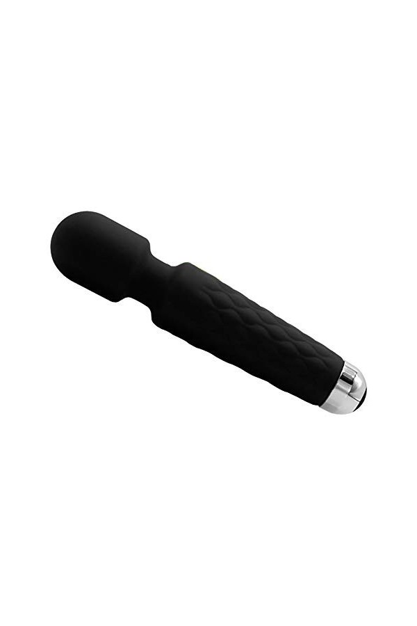 Stimulateur Silicone USB, Magic Wand Masseur Baguette Massage Vibromasseur Vibrant, sans Fil Wand Massager, Masseur Baguette 