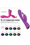 Point G Stimulateur Langue Vìbrante pour Femme Vìbr?-masseur clitoridien Suceur Stimulateur Point g et Sein Puissant Silencie