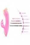 Point G Stimulateur Langue Vìbrante pour Femme Vìbr?-masseur clitoridien Suceur Stimulateur Point g et Sein Puissant Silencie