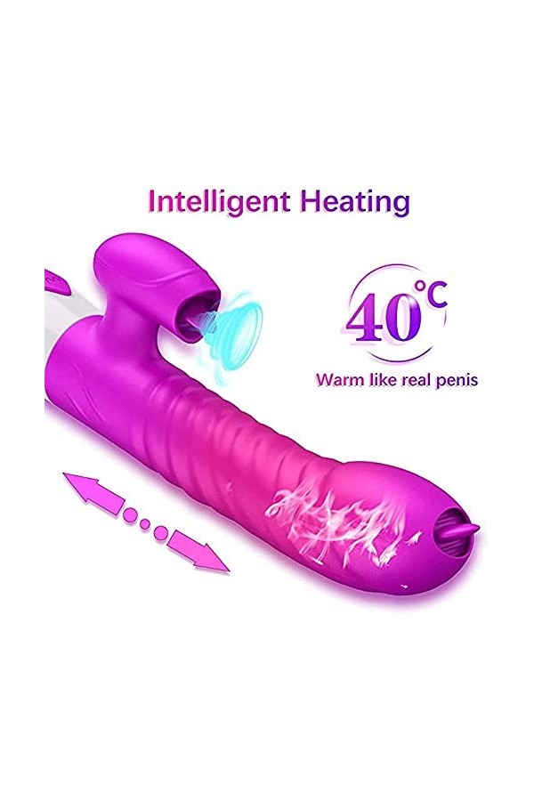 Vibran vibrador feminino Vibrador Feminino e Sucção com 10 Pulsações Sugador Estimulador Erótico Vibradores de Sucção clitóri