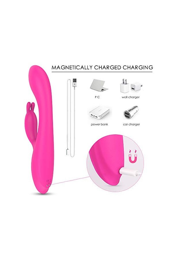 Laṇgụe Vîbrant Rose Double Mas-seur aspi-rateur vibromass-EUR Stimul-ateur Lang-UE clito-ridien VI-Brant Femme SUCC-IONGN315