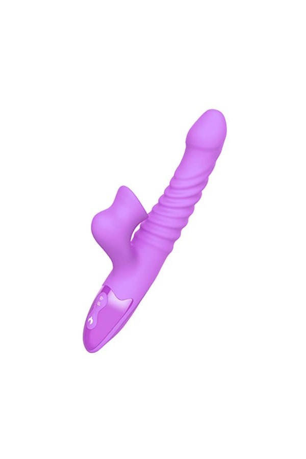 Point G Stimulateur Langue Vìbrante pour Femme Vìbr?-masseur clitoridien Suceur Stimulateur Point g et Sein Puissant Silencie