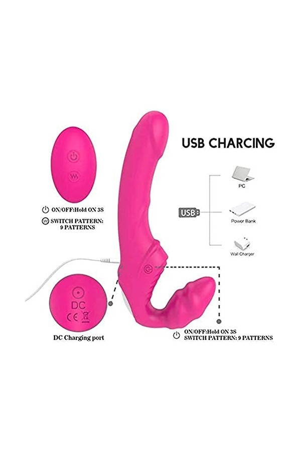 Panties Vibrator Portable Panty Vibe Control Wearable Massage Toy Washable Easy to Clean with 7 Silent Modes USB Rechargeable