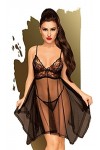 Penthouse, babydoll, nuisette, différentes tailles, lingerie, «&nbsp;Naughty doll&nbsp;», 2&nbsp;pièces, noir, Taille: L/XL