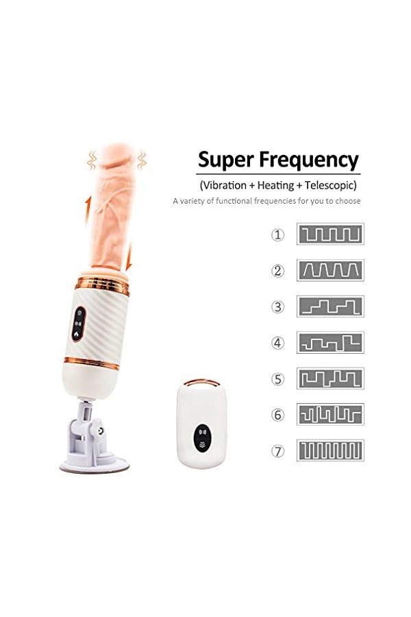 Sëxtóysë Gọdèmìchèt Sexuels pour Femme Vibrateurs Modes de Vibration Vibrateur Rechargeable Étanche Silicone pour Couple HZ6