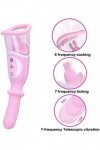 Point G Stimulateur Langue Vìbrante pour Femme Vìbr?-masseur clitoridien Suceur Stimulateur Point g et Sein Puissant Silencie