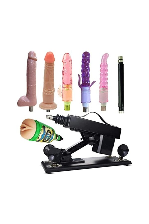 Multifonction Machine À Pistolet Pour Femme, Simulation De Pompage Rétractable Automatique, Femme Adulte 7 Pièces C1 Univer