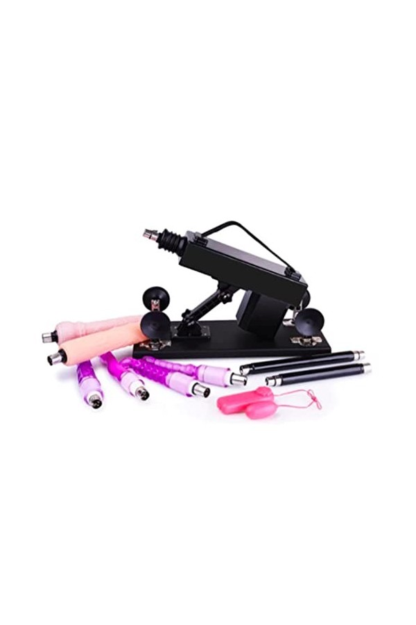 Multifonction Machine À Pistolet Pour Femme, Simulation De Pompage Rétractable Automatique, Femme Adulte 8 Pièces Rose Univ