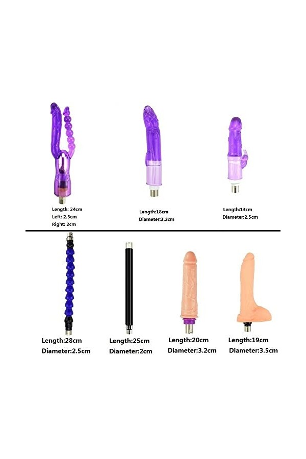 Multifonction Machine À Pistolet Pour Femmes, Simulation De Pompage Rétractable Automatique, Femme Adulte 8 Pièces B2 Unive