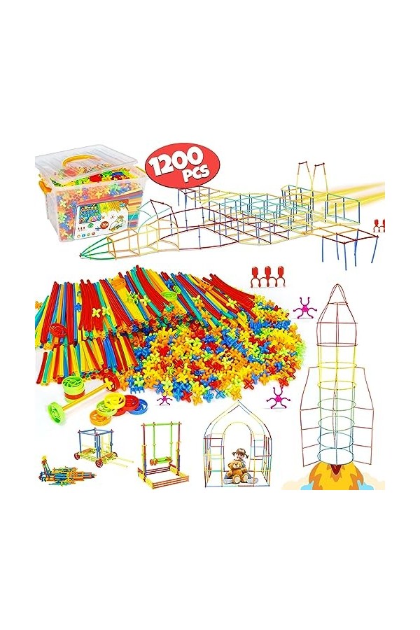 Ggiibro Nouveaux jouets de constructeur de paille