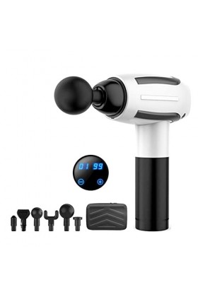 Pistolet Fascia Massage Haute Fréquence Fascia Deep Tissue Massager Muscle Release Neck Membrane Relaxer Avec 6 Vitesses Soul