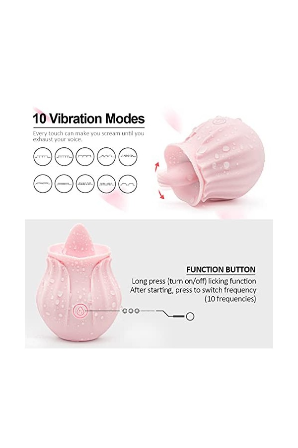 Vîbrô-másseúr Clîtôrîdien Súcëúr Vibrateur Femme Sex Clitoridien Masseur rose stimulant clitoridien puissant avec clitoridien