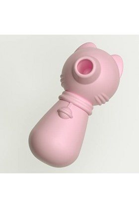 LA FATTORIA DEL PIACERE "Langue de chat" Massager stimulateur pour femme silencieux, puissant, petit, rose avec 7 vitesses