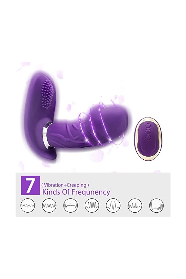 Sëx Tôýs Feṃṃe Charge Sücẹúr de Clîtórîş, Vîbrộmạssẹür Pu?????t Telecommandé pour Fémme Pộîñt Ġ, Vîbrộmạssẹür Súcéur Clítórí