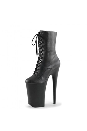 Pleaser INFINITY-1020 Blk Faux Leather/Blk Matte UK 5 EU 38 