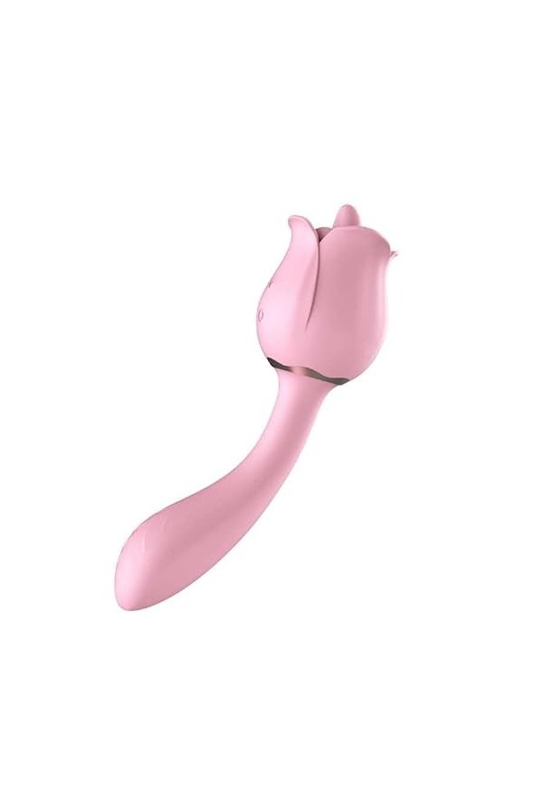 Rose de Flower Stimul-ateur clito-ridien Lang-UE VI-Brant Femme SUCC-ION Petit vibromas-seurs femi-nin clitori-Dien suc-EUR e
