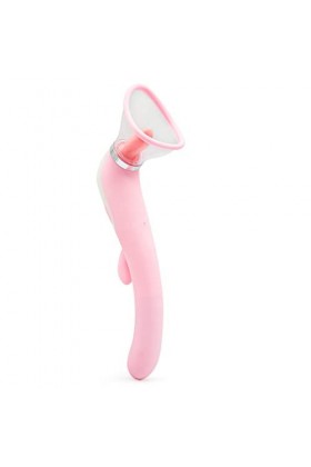 Stîmülạtẹúr de Clîtórîdiẹñ,2 en 1 Vîbrộmạssẹür Fẹmmẹ et Sücẹúr de Clîtórîş, Multi Módes de Vîbrạtîóñ Pour Fẹmmẹ USB Rẹchạrgeạ