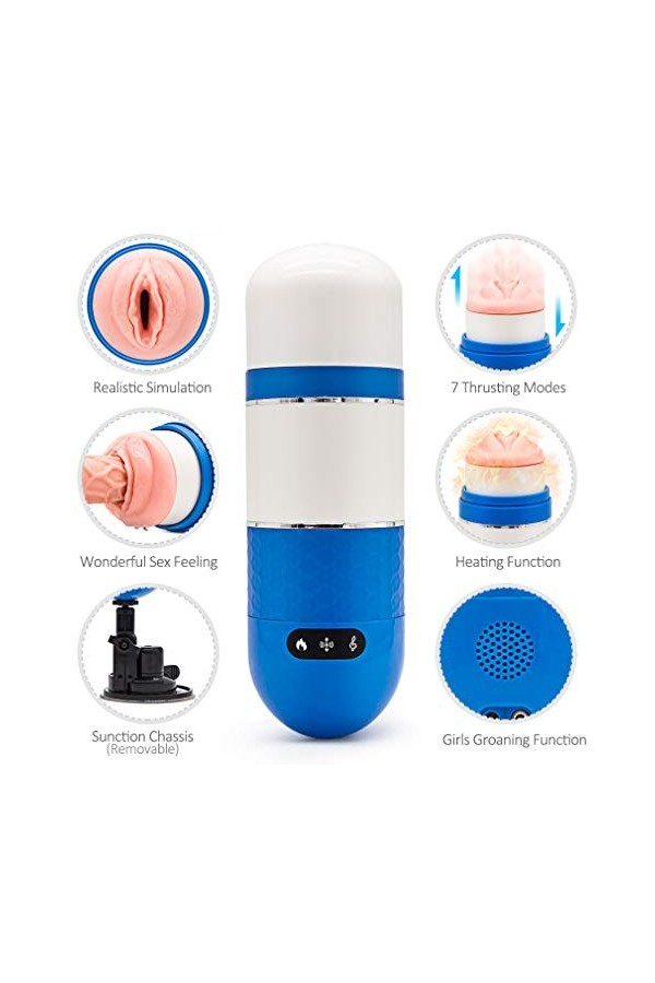 Masturbâteur Va Et Vient Mašturbắtěur Electrique Homme Va Et Vient Mains Libres Måštürbắteur Electrique Homme Va et Vient Vîb