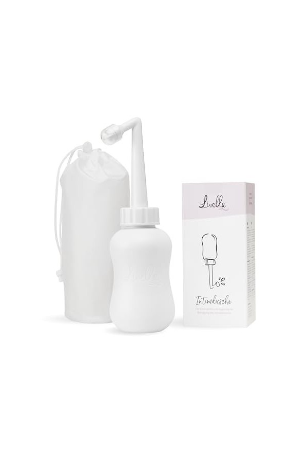 Livella Bidet Portable – Développé en Allemagne - Nettoyage Périnéal Hygiénique en Douceur - Plus de Confort Pendant le Postp