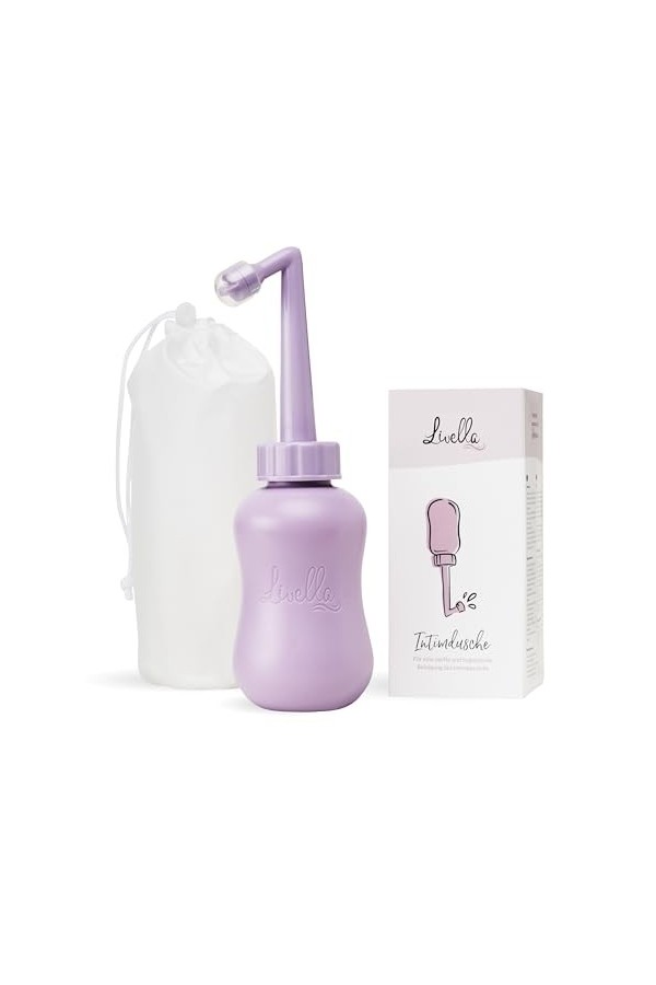 Livella Bidet Portable – Développé en Allemagne - Nettoyage Périnéal Hygiénique en Douceur - Plus de Confort Pendant le Postp