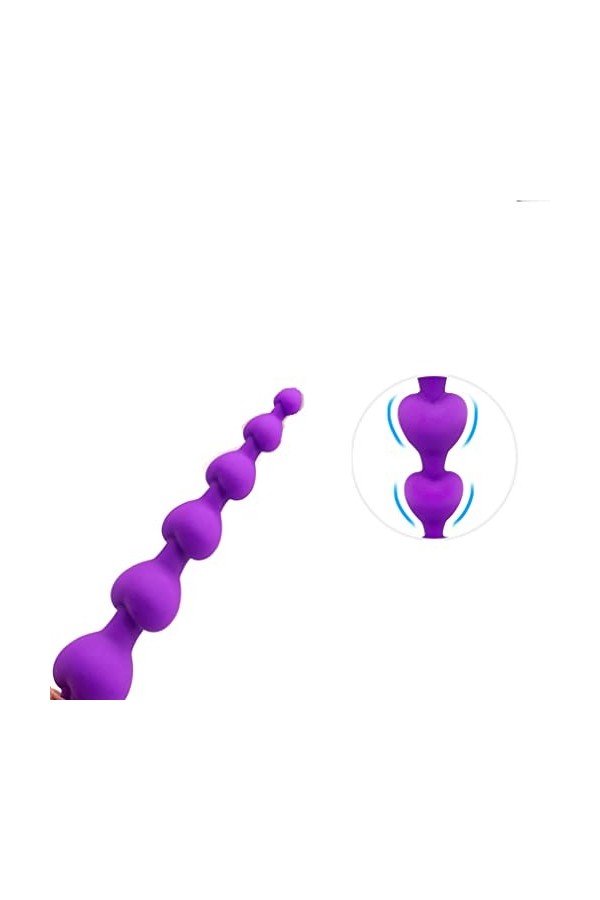 Bǚtt Ànâl Béads pl?g l En Acier Inoxydable Plug Perles Stimulateur Bijou pour Hommes et Femmes Plug Trainer pour Hommes Femme