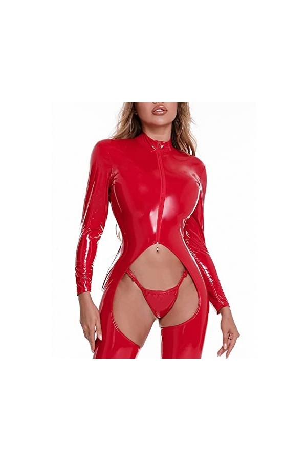 Body Sexy Femme érotique Lingerie Et Vêtements Sexy Cuir Sexy Lingerie Coquine Bodysuit Tenue Sexy Femme Lingerie Nuisette Fe